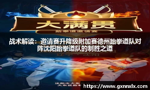 战术解读：邀请赛升降级附加赛德州跆拳道队对阵沈阳跆拳道队的制胜之道